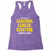This is What a Sarcoma Cancer Survivor Looks Like Racerback Tank