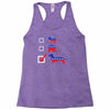 vote for dachshund Racerback Tank