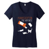 purrscription cats Women's V-Neck T-Shirt