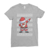 ugly santa dabbing Ladies Fitted T-Shirt