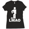 lmao laughing my ass Ladies Fitted T-Shirt