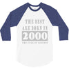 legends are born in 2000 hoodie 6 3/4 Sleeve Shirt