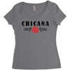 chicana Women's Triblend Scoop T-shirt