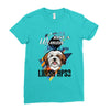 who loves lhasa apso Ladies Fitted T-Shirt