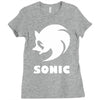 sonic uomo donna bambino sega videogames Ladies Fitted T-Shirt
