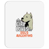 This Girl Loves Her Dogo Argentino Mousepad