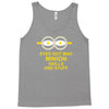 new mens womens kids eye got mad minion skills and stuff funny novelty Tank Top