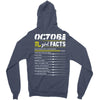 October Girl Facts Scorpio Zipper Hoodie