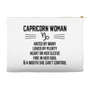 Capricorn Woman Accessory Pouches