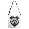 sunglasses panda Adjustable Strap Totes