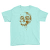 skull water color Youth Tee