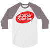simpe solution 3/4 Sleeve Shirt