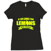 if life gives you lemons, add vodka t shirt Ladies Fitted T-Shirt