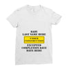 Under Construction Personalize Baby Ladies Fitted T-Shirt