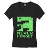 never forget Women's V-Neck T-Shirt
