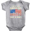 This Is How Americans Take A Knee Baby Onesie
