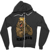 bear khabib Zipper Hoodie