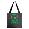 brasil sport soccer ball fun Tote Bags