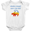 never forget Baby Bodysuit