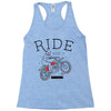 ride and fly high Racerback Tank