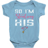 I Stole His Heart Baby Bodysuit