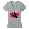 Wolf And Lady Women's V-Neck T-Shirt