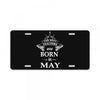 the best teachers are born in may License Plate
