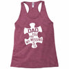 dad   you are my missing piece Racerback Tank