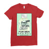 2 stroke aftershave, ideal birthday gift present. Ladies Fitted T-Shirt