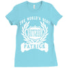 worlds best butcher Ladies Fitted T-Shirt