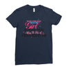 Move Over Boys Let This Girl Show You How To Be A Firefighter Ladies Fitted T-Shirt