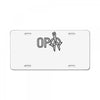 opa logo License Plate