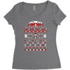 merry x mas you filthy animal Women's Triblend Scoop T-shirt