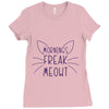 FREAK MEOWT CAT Ladies Fitted T-Shirt