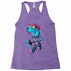 dog biker Racerback Tank