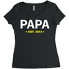 papa Women's Triblend Scoop T-shirt