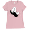 flying ghost Ladies Fitted T-Shirt