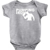 pump gym training bodybuilding workout keepfit weightlifting Baby Onesie