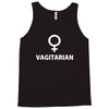 vagitarian sex hetero bucks night vegetarian male female costume Tank Top