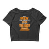 all men are created equal but only the best are born in january 1 Crop Top