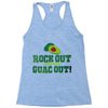 rock out with your guac out Racerback Tank