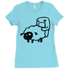 sheep shgger Ladies Fitted T-Shirt