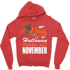 Halloween Kings Are Born In November Zipper Hoodie