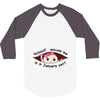 January Peeking Out Baby Girl 3/4 Sleeve Shirt