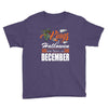Halloween Kings Are Born In December Youth Tee