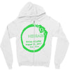 aurora total eclipse Zipper Hoodie
