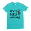 hokus pokus witches Ladies Fitted T-Shirt