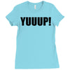 yuup humour Ladies Fitted T-Shirt