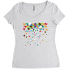 Flying Paper Planes Women's Triblend Scoop T-shirt