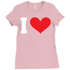 i heart customize it Ladies Fitted T-Shirt